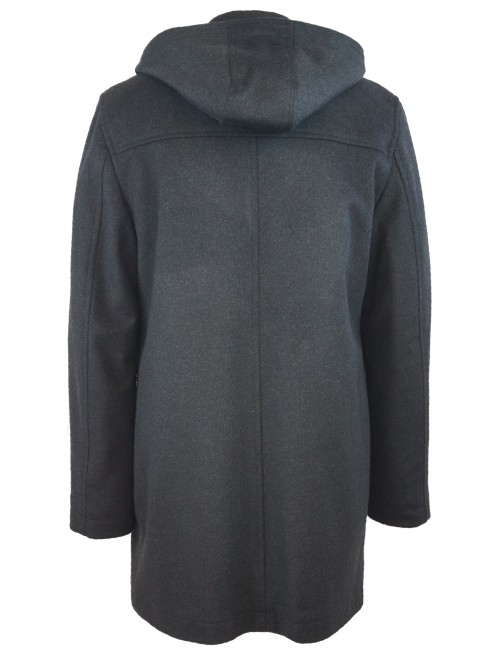 Steinbock Klassischer Duffle-Coat mit abknöpfbarer Kapuze und Knebelknöpfen Black Friday