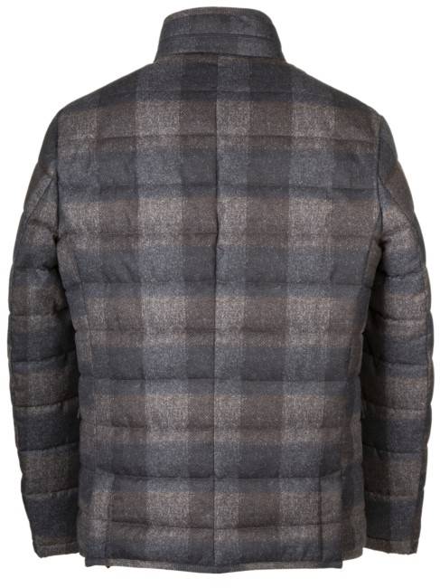 Steinbock Karo-Print Jacke mit Microdaune Cyber Monday