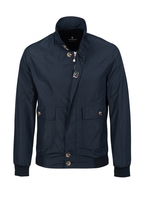 Steinbock Matt glänzender Baumwoll-Blouson im klassischen Collegestil Vatertagsangebot