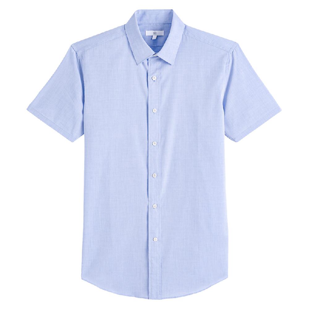 laredoute Kurzärmeliges Hemd aus Popeline Regular-Fit - LA REDOUTE COLLECTIONS Neueste Stile