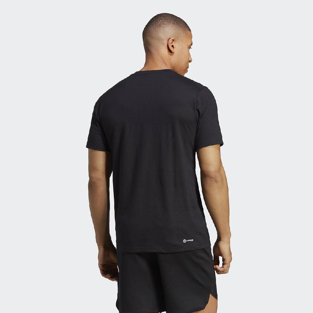 laredoute T-Shirt mit rundem Ausschnitt schwarz adidas Performance Fabrikladen