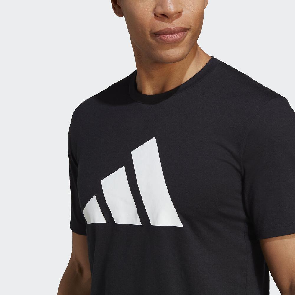 laredoute T-Shirt mit rundem Ausschnitt schwarz adidas Performance Fabrikladen