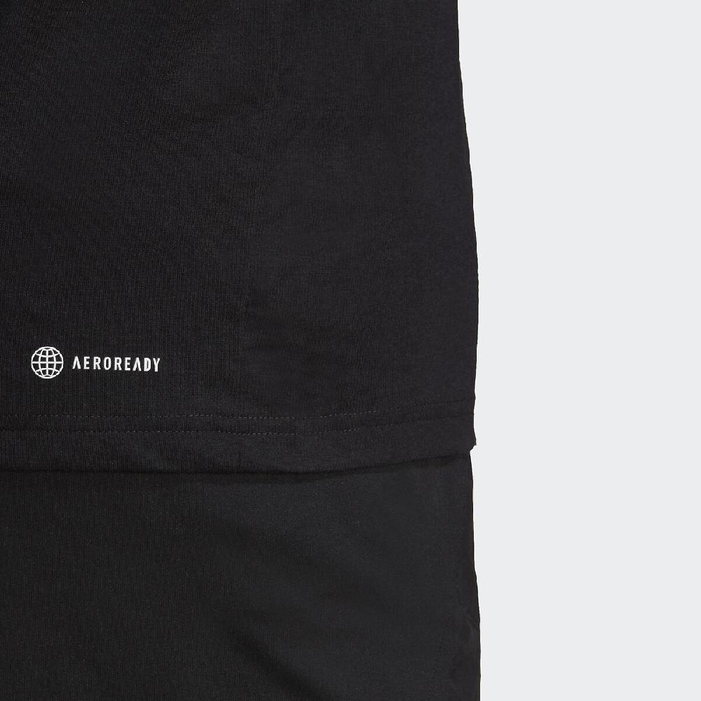 laredoute T-Shirt mit rundem Ausschnitt schwarz adidas Performance Fabrikladen