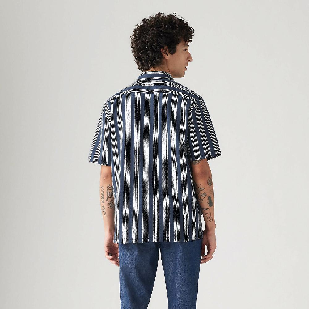 laredoute Gestreiftes Kurzarm-Hemd Baumwolljersey blau gestreift LEVI'S Günstig kaufen