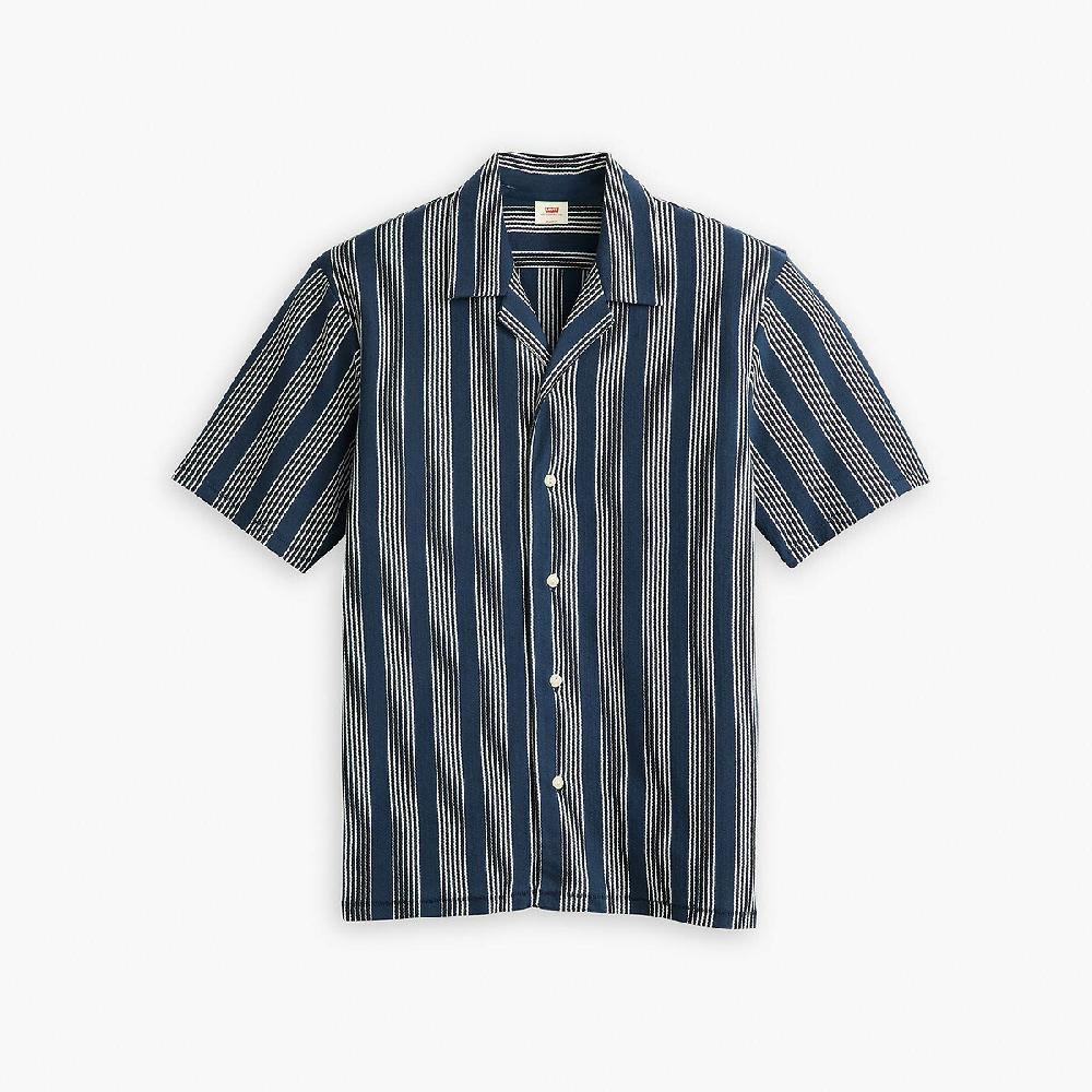laredoute Gestreiftes Kurzarm-Hemd Baumwolljersey blau gestreift LEVI'S Günstig kaufen