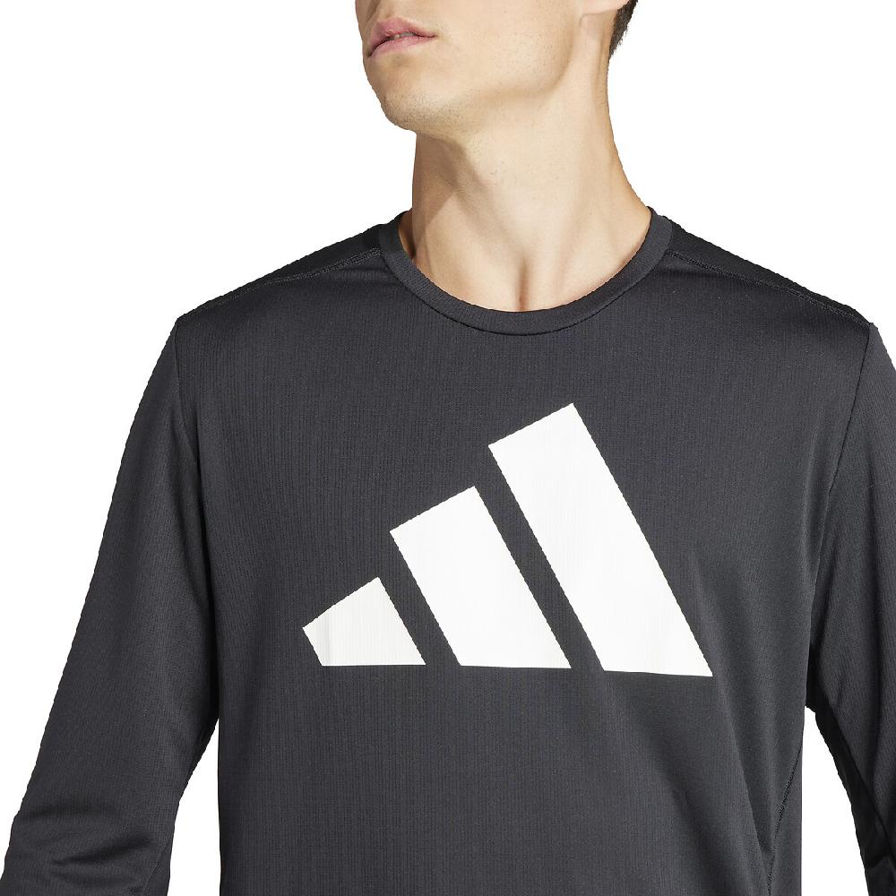 laredoute Langarmshirt mit grossem Logoprint schwarz adidas Performance Großer Ausverkauf