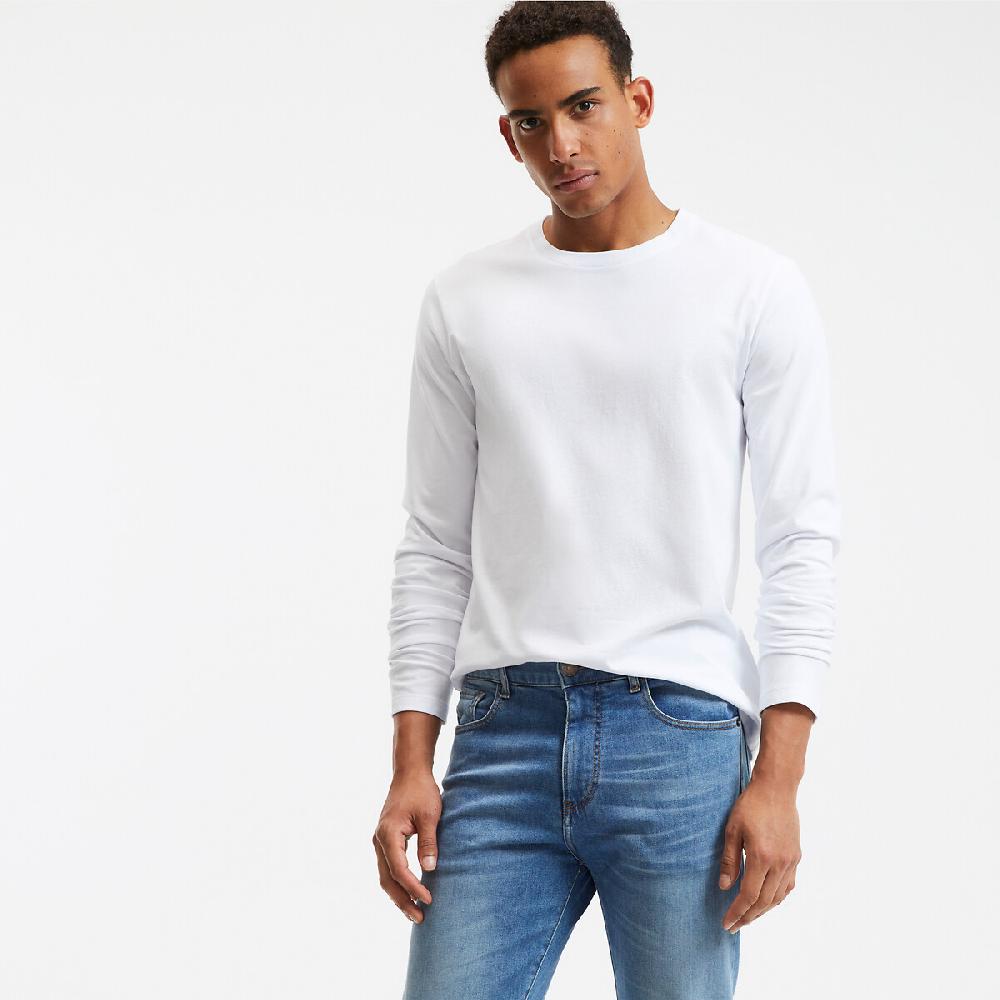 laredoute Langarm-Shirt mit rundem Ausschnitt - LA REDOUTE COLLECTIONS Exklusivangebot