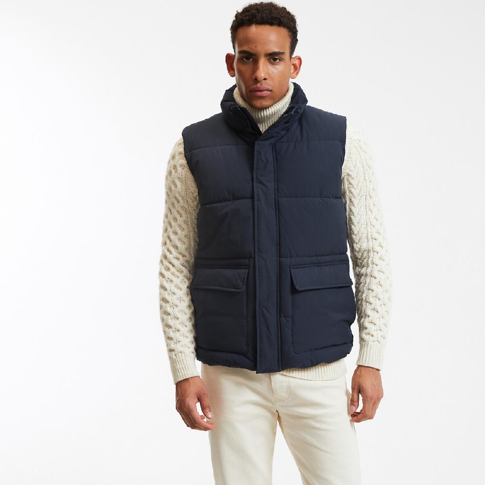 laredoute Kurzes Steppgilet für die Übergangszeit Stehkragen dark navy LA REDOUTE COLLECTIONS Valentinstagsangebot
