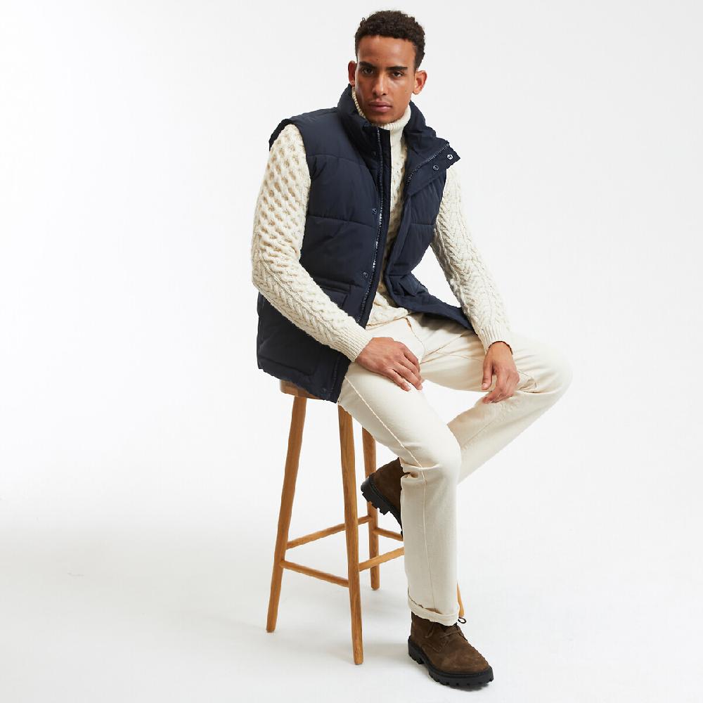 laredoute Kurzes Steppgilet für die Übergangszeit Stehkragen dark navy LA REDOUTE COLLECTIONS Valentinstagsangebot
