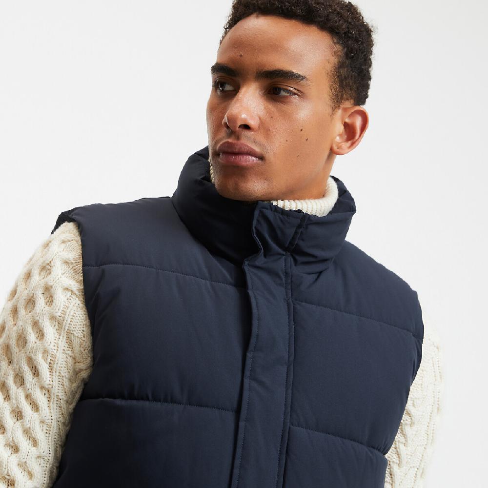 laredoute Kurzes Steppgilet für die Übergangszeit Stehkragen dark navy LA REDOUTE COLLECTIONS Valentinstagsangebot