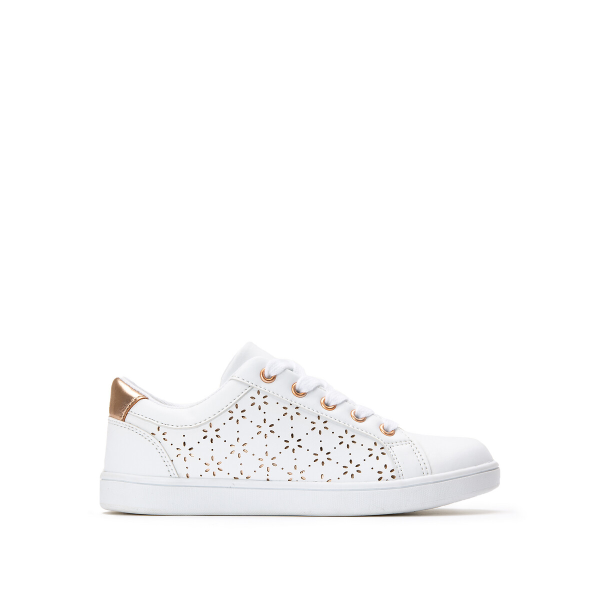 laredoute Sneakers mit Lochmuster Schnürung weiss LA REDOUTE COLLECTIONS Heißer Verkauf