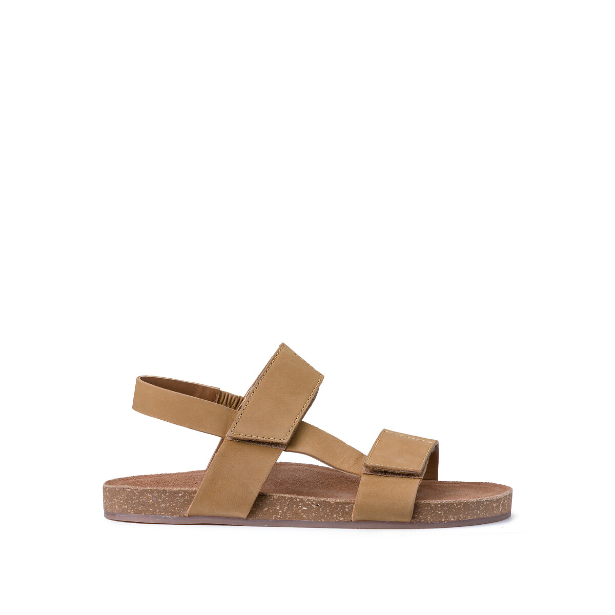 laredoute Ledersandalen mit Klettverschluss beige LA REDOUTE COLLECTIONS Top Angebot