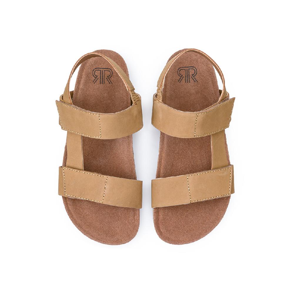 laredoute Ledersandalen mit Klettverschluss beige LA REDOUTE COLLECTIONS Top Angebot