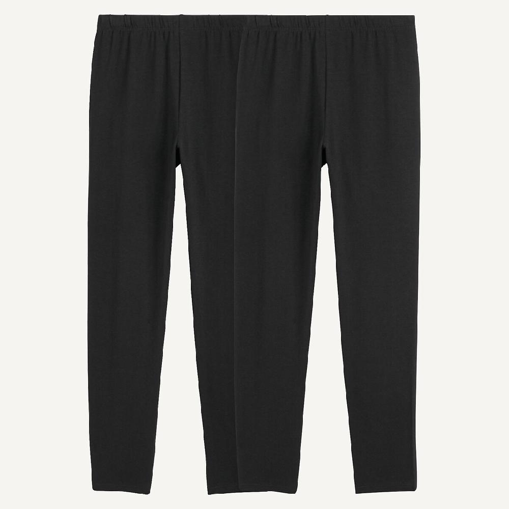 laredoute 2er-Pack unifarbene Leggings schwarz + schwarz LA REDOUTE COLLECTIONS Online Outlet