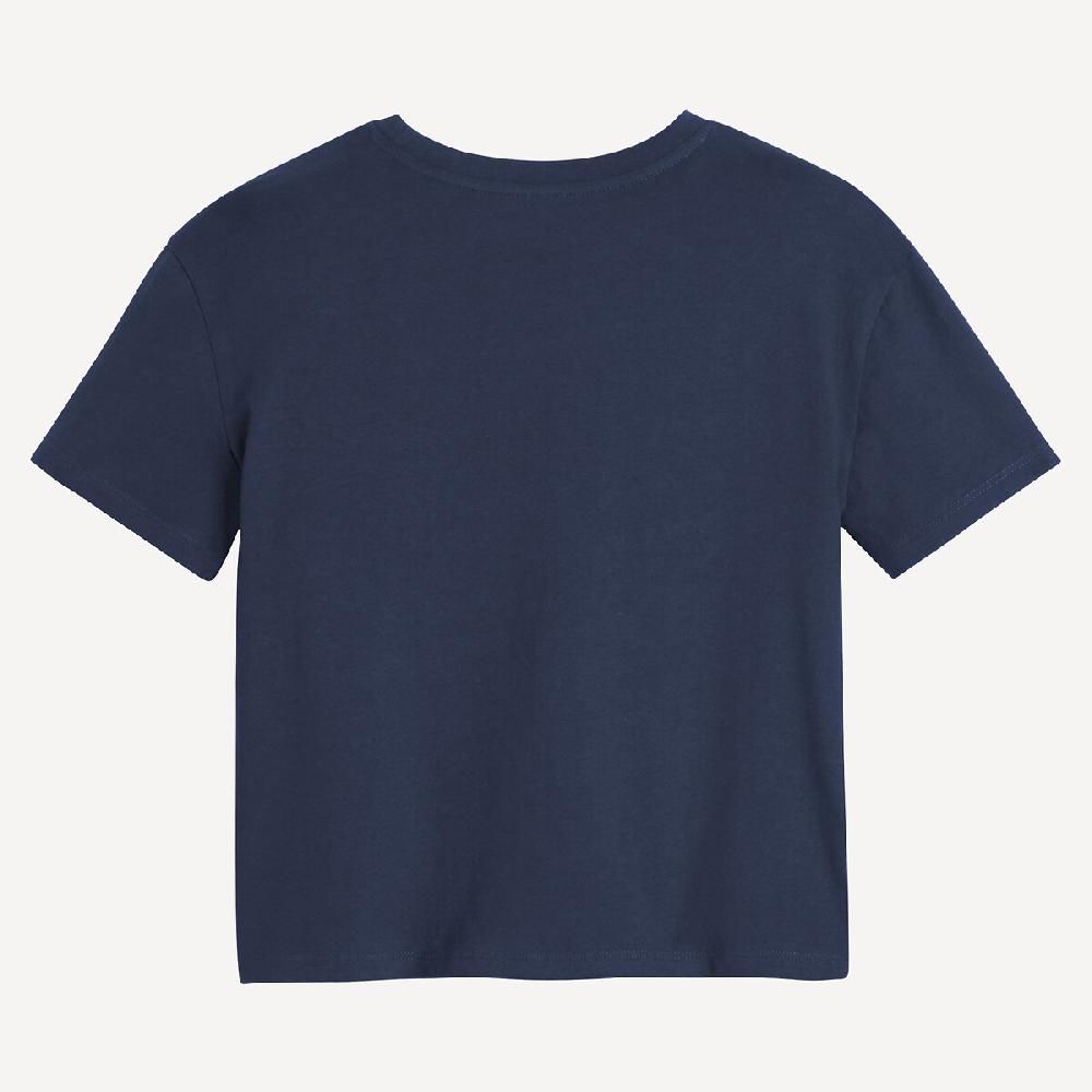 laredoute T-Shirt mit rundem Ausschnitt & Sonnen-Print marine LA REDOUTE COLLECTIONS Blitzangebot