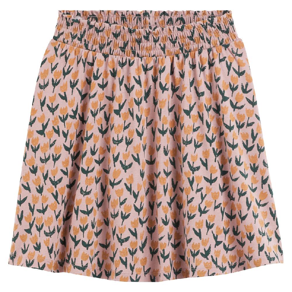 laredoute Kurzer Jerseyrock mit Blumenmuster rosa bedruckt LA REDOUTE COLLECTIONS Riesige Ersparnisse