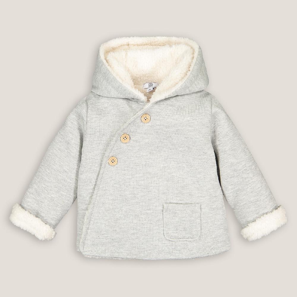 laredoute Winterjacke mit Kapuze grau meliert LA REDOUTE COLLECTIONS Super Sparpreis