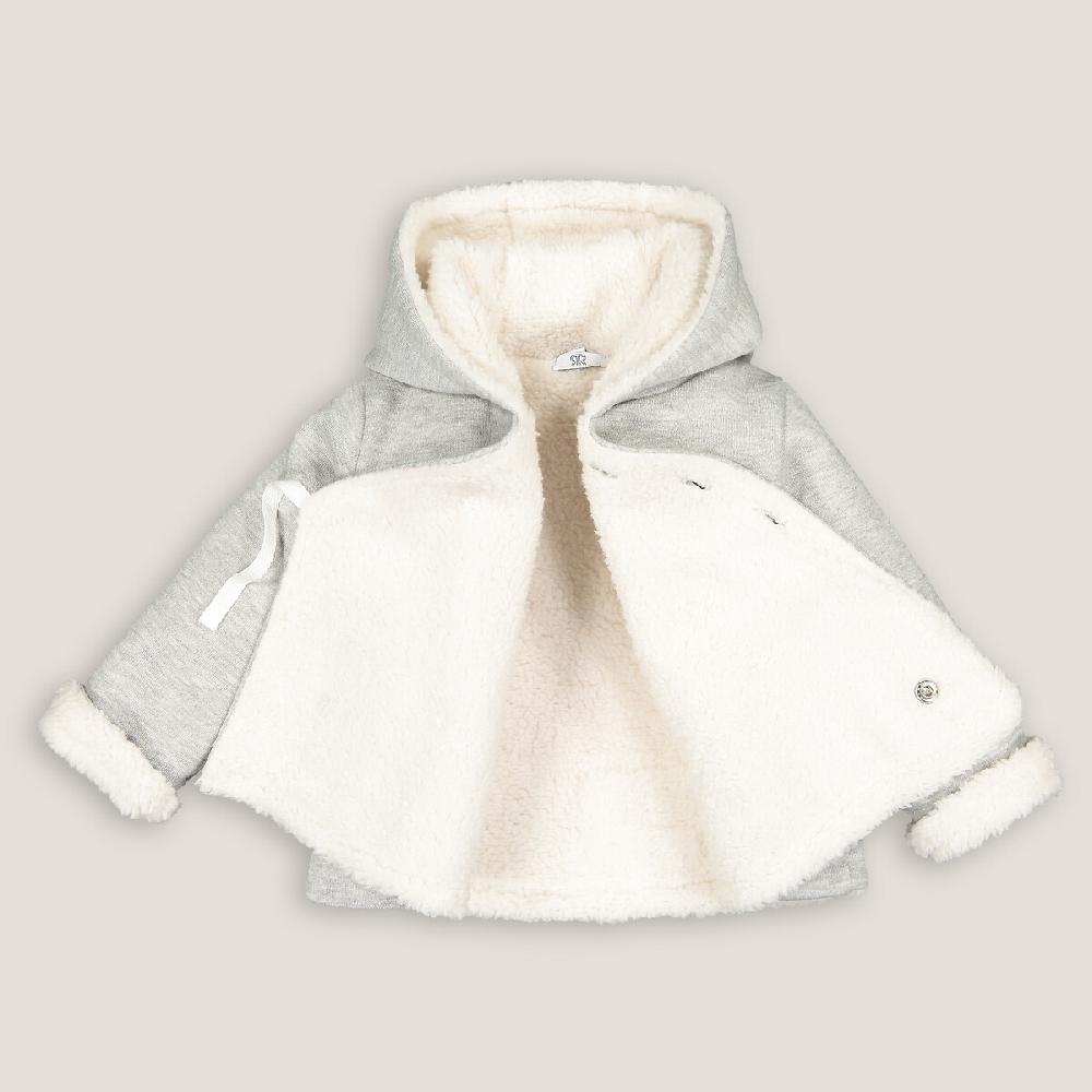 laredoute Winterjacke mit Kapuze grau meliert LA REDOUTE COLLECTIONS Super Sparpreis