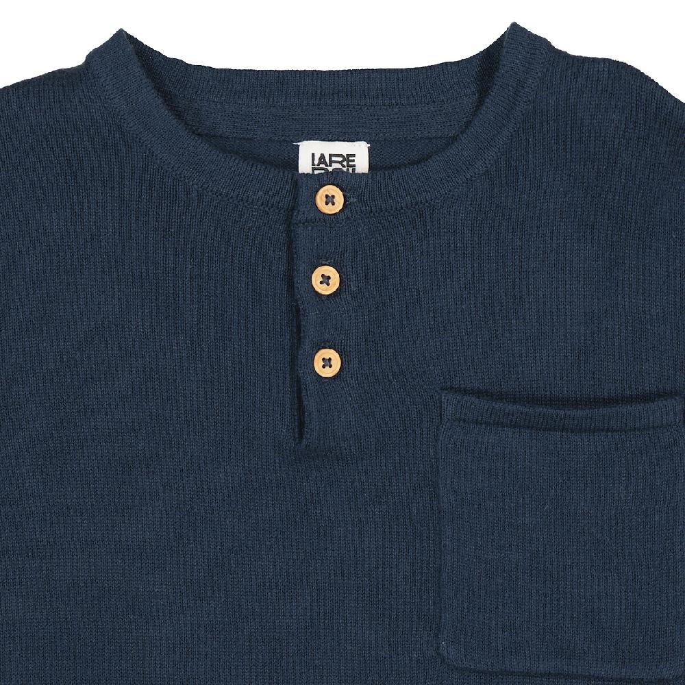 laredoute Feinstrickpullover mit Henley-Ausschnitt marine LA REDOUTE COLLECTIONS Wochenangebot
