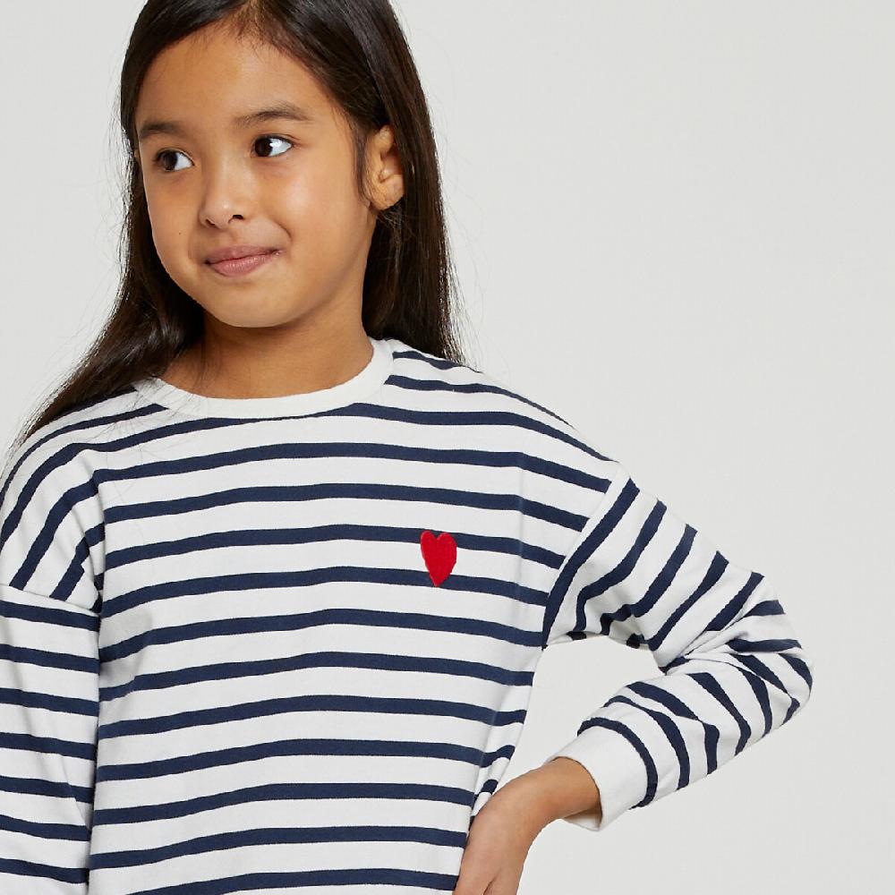 laredoute Gestreiftes Sweatshirt mit rundem Ausschnitt marine gestreift LA REDOUTE COLLECTIONS Bis zu 60% Rabatt