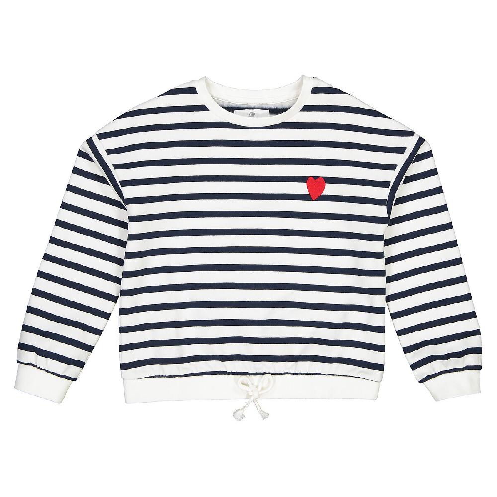 laredoute Gestreiftes Sweatshirt mit rundem Ausschnitt marine gestreift LA REDOUTE COLLECTIONS Bis zu 60% Rabatt