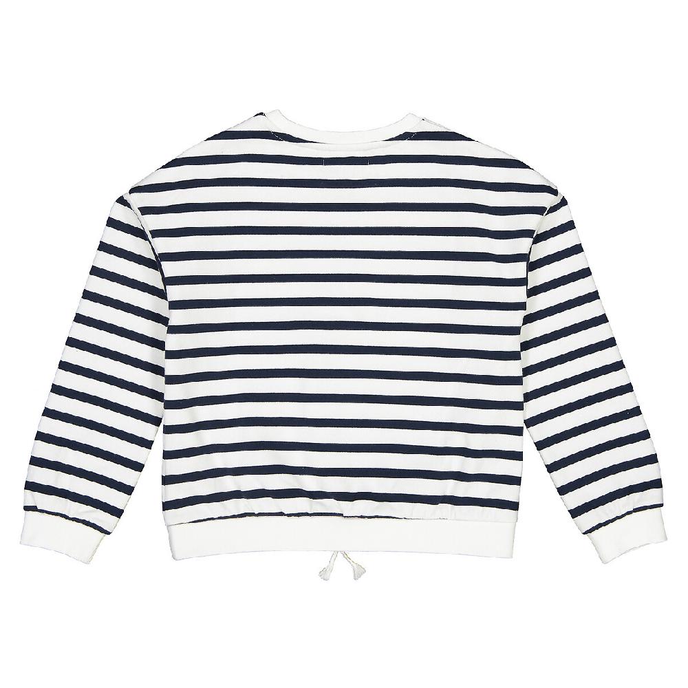 laredoute Gestreiftes Sweatshirt mit rundem Ausschnitt marine gestreift LA REDOUTE COLLECTIONS Bis zu 60% Rabatt