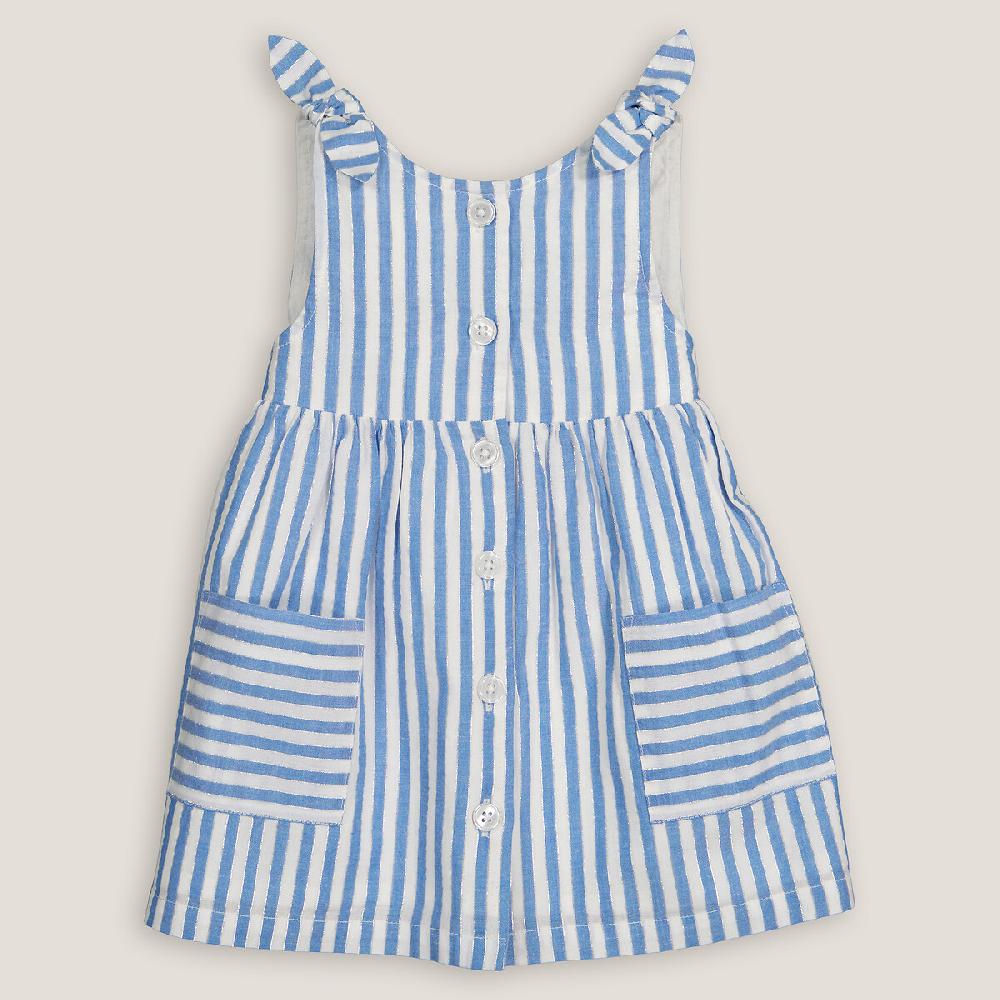 laredoute Kleid ärmellos gestreift blau LA REDOUTE COLLECTIONS Im Verkauf