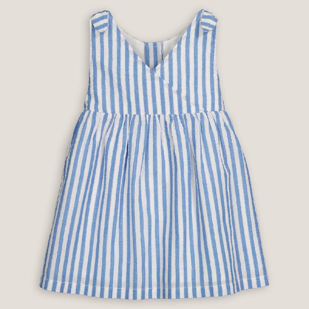 laredoute Kleid ärmellos gestreift blau LA REDOUTE COLLECTIONS Im Verkauf
