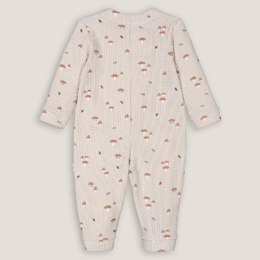 laredoute Overall aus Waffelpikee mit Pilzmuster bedruckt LA REDOUTE COLLECTIONS zollfrei
