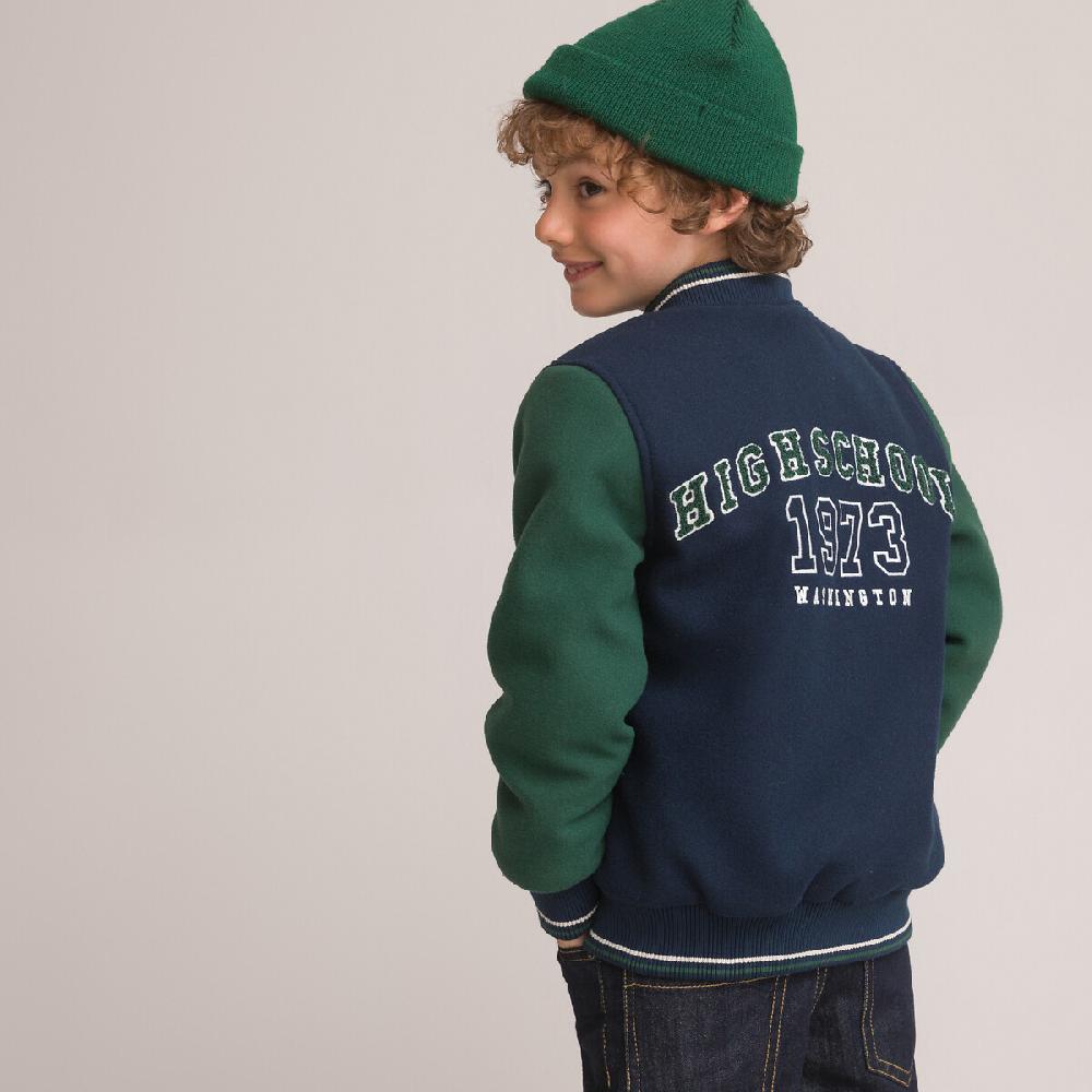 laredoute Jacke im College-Style marine/grün LA REDOUTE COLLECTIONS Auslauf