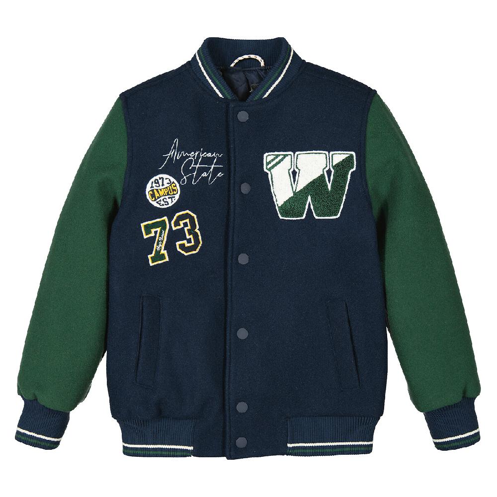 laredoute Jacke im College-Style marine/grün LA REDOUTE COLLECTIONS Auslauf