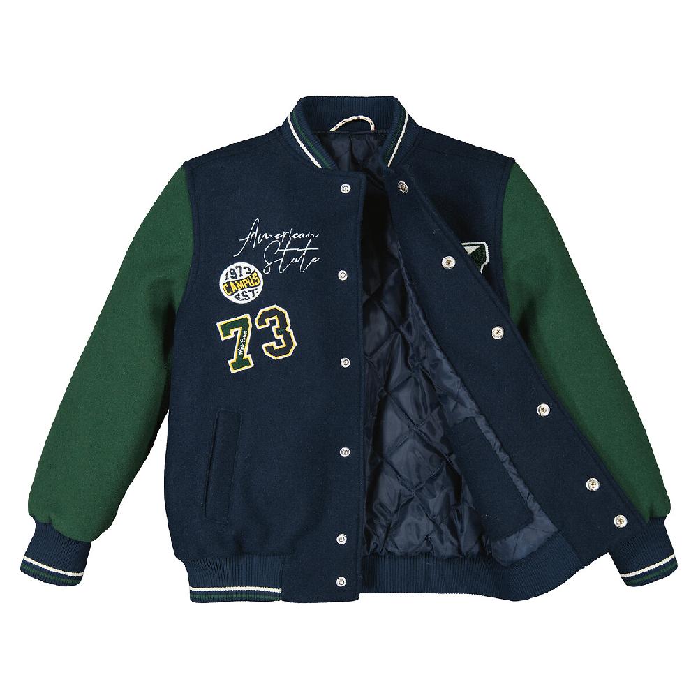 laredoute Jacke im College-Style marine/grün LA REDOUTE COLLECTIONS Auslauf