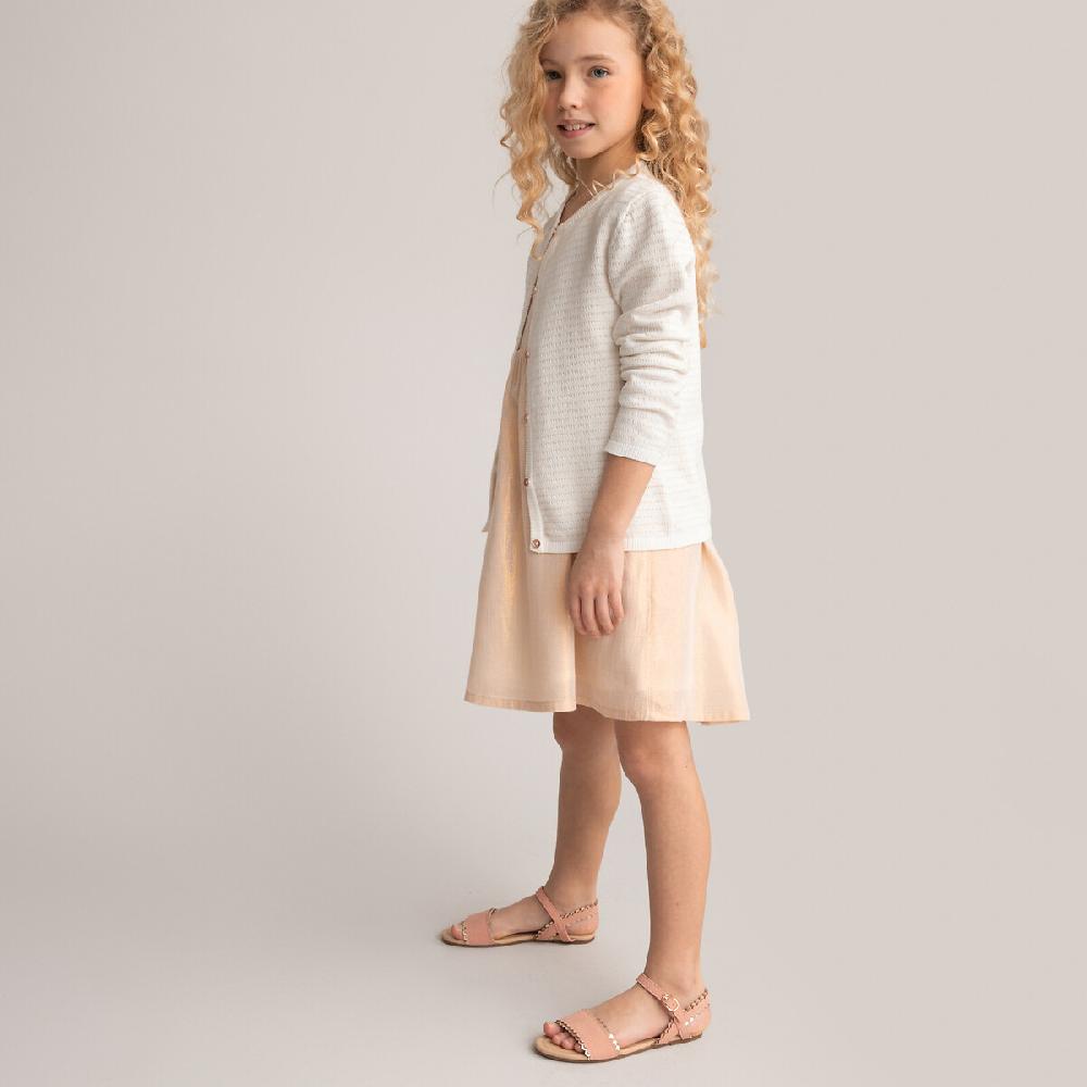 laredoute Feinstrick-Cardigan mit Knöpfen Streifen ecru gestreift LA REDOUTE COLLECTIONS Günstiger Verkauf