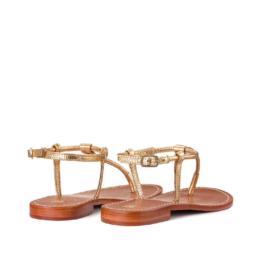 laredoute Zehensandalen aus Leder goldfarben LA REDOUTE COLLECTIONS Fabrik Onlineshop